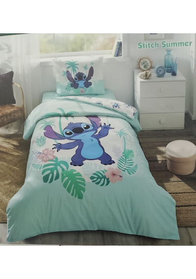 Özdilek Tek Kişilik %100 Pamuk Nevresim Tak. Mint Stitch Summer