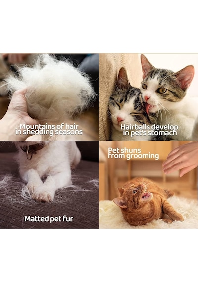 Ankanorm Kedi Köpek Tüy Toplama Kaşıma Tarama Eldiveni Evcil Hayvan Tüy Toplama Eldiveni