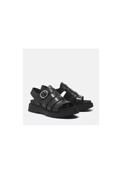 Timberland Kadın Claremont Way Fisherman Siyah Sandalet-4047 Siyah