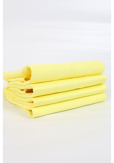 Mikrofiber Cam-ayna Ve Oto Kurulama Bezi Baklava Desen 50x70 Cm Mavi - 923567585 Diğer