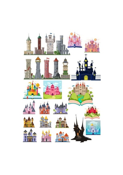 Kale Sticker Set-2 15 Parça Telefon, Tablet, Defter, Laptop Sticker