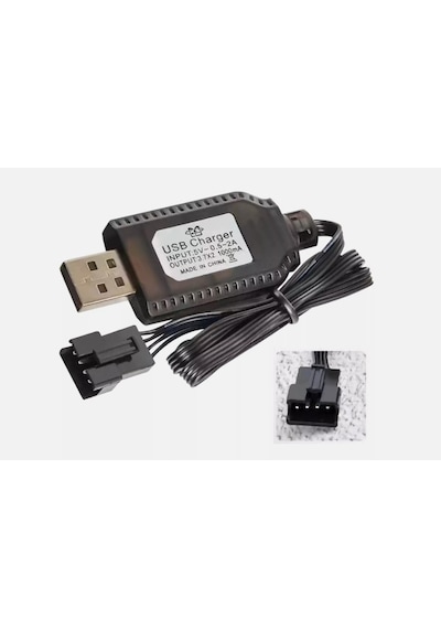 7.4v Sm4p Li-on 4 Pinli Usb Şarj Cihazı 4 Kablolu Bataryalar İçin