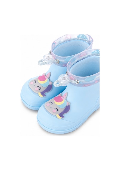 Igor Mendi Unicornio Kız Çocuk Yağmur Çizmesi - Mavi W10359-006