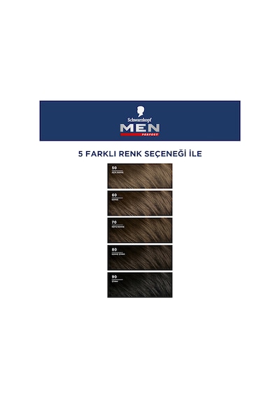 Schwarzkopf Men Perfect Saç Boyası 80 - Kahve Siyah