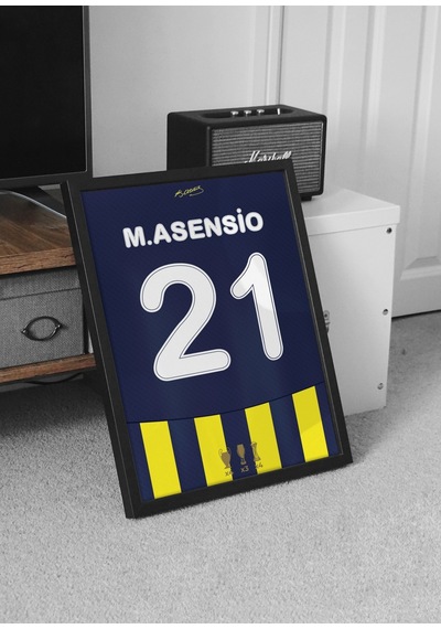 M. Asensio 21 Forma Tasarımlı Poster Tablo Çerçeveli