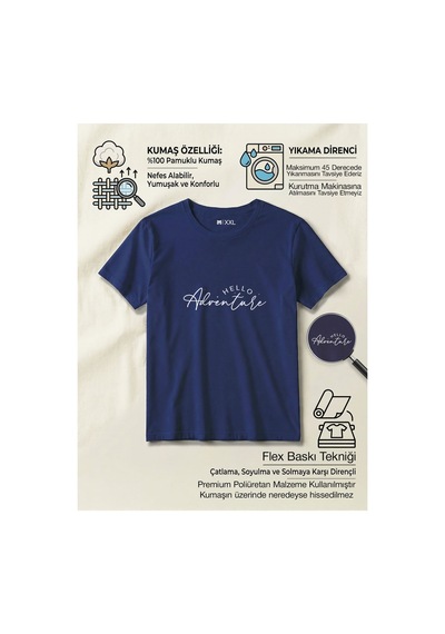 North Whiskers Hello Adventure Baskılı Unisex %100 Pamuklu Lacivert Outdoor Tişört Lacivert - 875129208 Lacivert - 875129208 Lacivert North Whiskers Hello Adventure Baskılı Unisex %100 Pamuklu Lacivert Outdoor Tişört Lacivert - 875129208 Lacivert - 875129208 Lacivert
