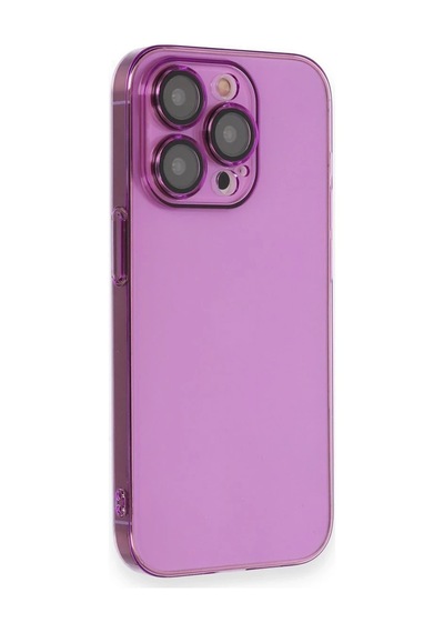 Newface - 886 - iPhone Uyumlu 14 Pro Max Kılıf Armada Lensli Kapak - Csmo-tex - - Mor