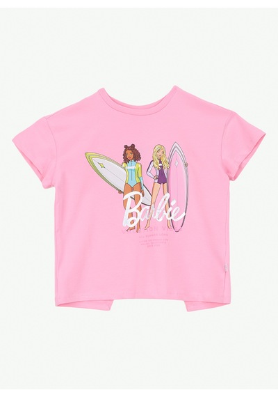Barbie Pembe Pamuk Karışımlı T-shirt Brb6sg-tst6550
