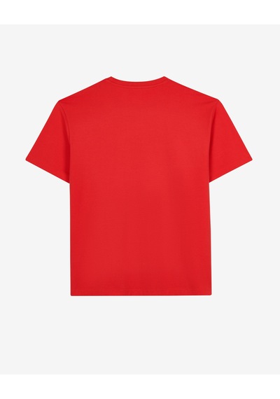 Skechers M Relax Fit Faded S T-shirt Erkek Kırmızı S2620109-0120