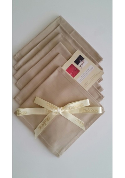 Mutfak Peçetesi Plain 40X40 Cm 6'Lı Sütlü Kahve (428480498)