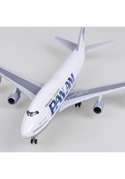 Panam Air B747 Yolcu Uçağı Model Uçak 1/80 Ölçek 47cm