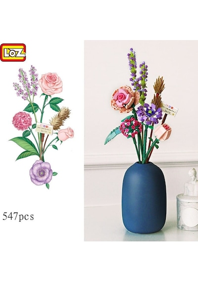 LOZ Mini Ebedi Çiçekler Yapı Blokları-1657
