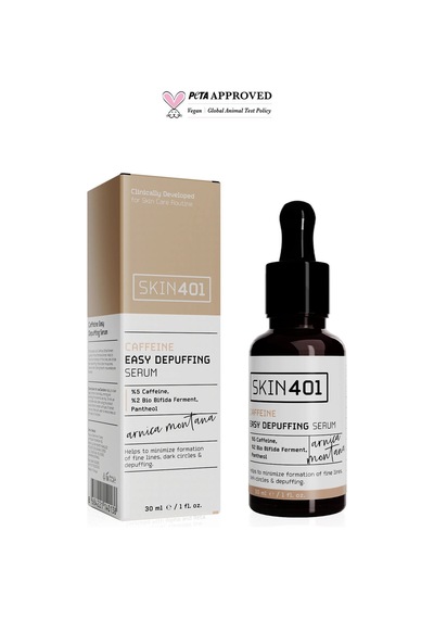 Skin401 %5 Kafein Göz Altı Şişlik Ve Torbalanma Önlemeye Yardımcı Serum 30ml