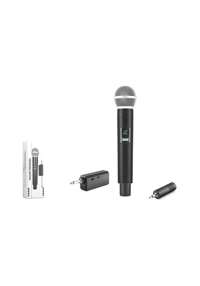 Uhf Kablosuz Mikrofon 6.35 Mm Siyah Hdx2801 Evimdeyokyok