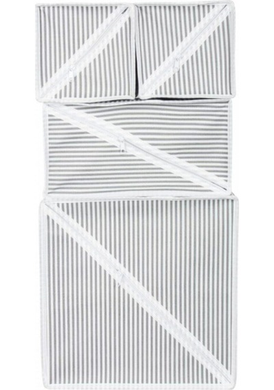 Çekmece Düzenleme Kutu Seti Organizer 4lü Set 5468 Çok Renkli