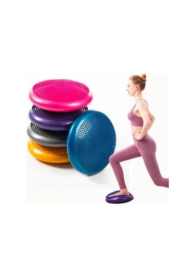 Denge Diski - Dikenli Masaj Yüzeyli - Pilates Ve Koordinasyon Minderi