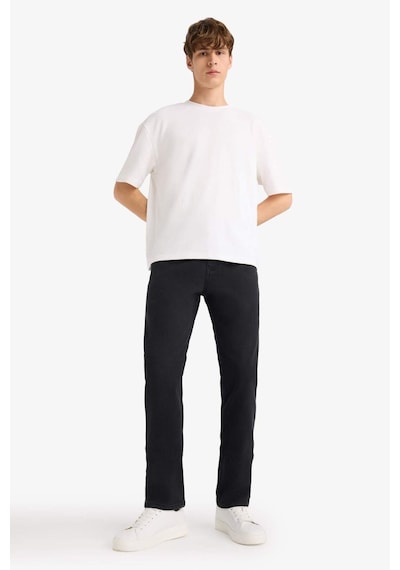 Defacto Sergio Regular Fit Normal Bel Boru Paça Jean Pantolon V0793az25wnnm40 Siyah-nm40