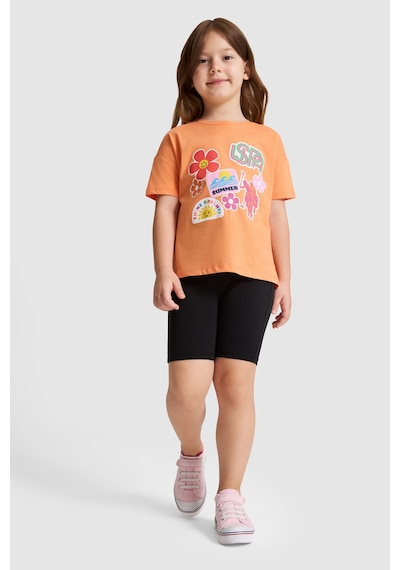 U.s. Polo Assn. Kız Çocuk Siyah Tayt 50325701-vr046