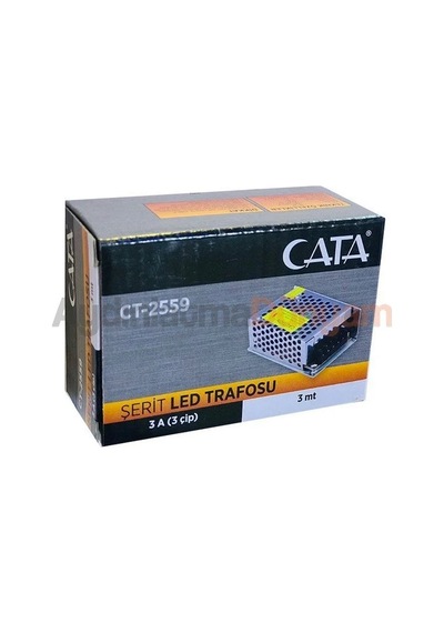 Cata Ct-2559 3 Amper Klemensli Şerit Led Trafosu 36w Slim Model