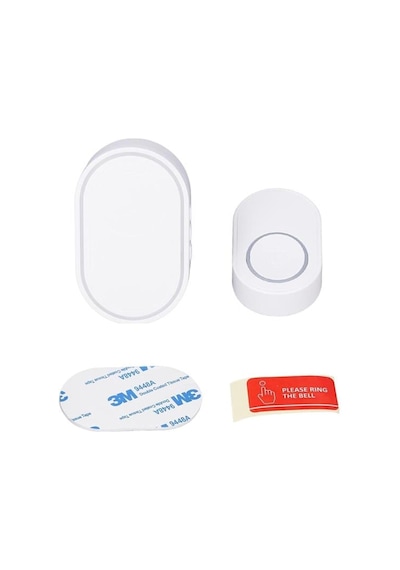 Sunup Sn-22165 Kablosuz Akıllı Kapı Zili Led Görsel Uyarı 38 Melodili