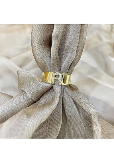 Çgk Çiğdem Gürel Kuyumculuk A Harf Altın Yüzük Aharfyüzük01 14yeni0017 Gold