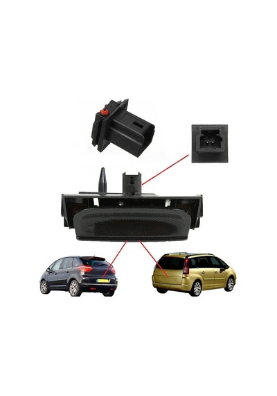 C4 Grand 2006-2013 İçin Mini Anahtarlı Dış Önyükleme Kolu Modülü 8726.v7 6554.v5 Type2 Arka Stop Lambası
