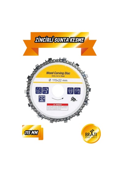 115 Mm Sunta Kesme Zincirli Daire Testere Odun Kesme Ağaç Kesme Testere