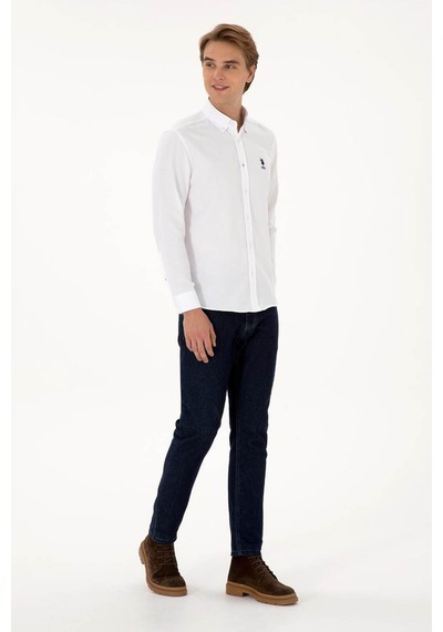 U.s. Polo Assn. Gox025k Beyaz Erkek Gömlek 2225582 Beyaz