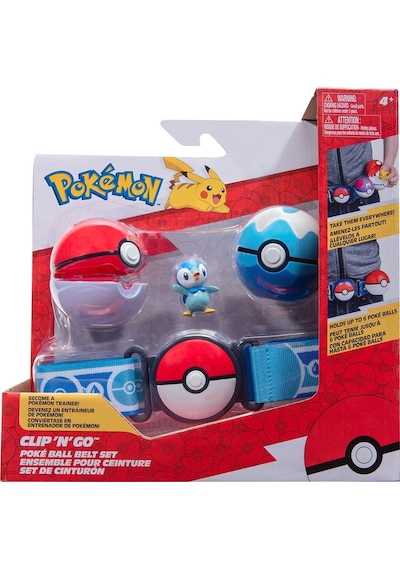 Pokemon Clip 'n' Go Pokeball Kemer Ve Figür Seti Pkw3159