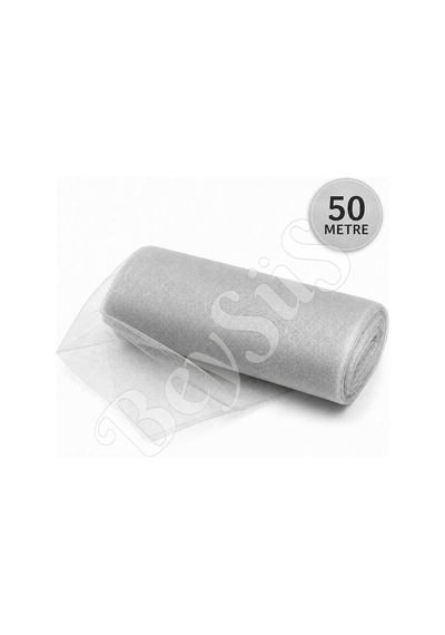 Süsleme Tülü Gri Kristal Tül 50 M Tüm Yaşlar