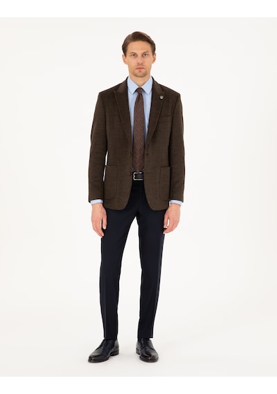 Pierre Cardin Erkek Kahverengi Ceket 50296044-vr029 Kahverengi