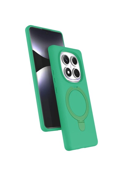 Xiaomi Redmi Note 14 Pro 4g Regal Magsafe Standlı Kapak - Yeşil 0.2M-Çok Renkli