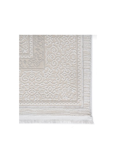 Elvey Home 7105 Krem Modern Desen Doğal Taban Koridor Mutfak Çocuk Oturma Odası Salon Halı Yolluk 7105kemik