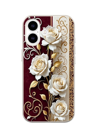 Arvencase Apple iPhone Uyumlu 17 Uyumlu Hd Kalite Orta Sertlikte Baskılı Desenli Silikon Renk24 Renk24