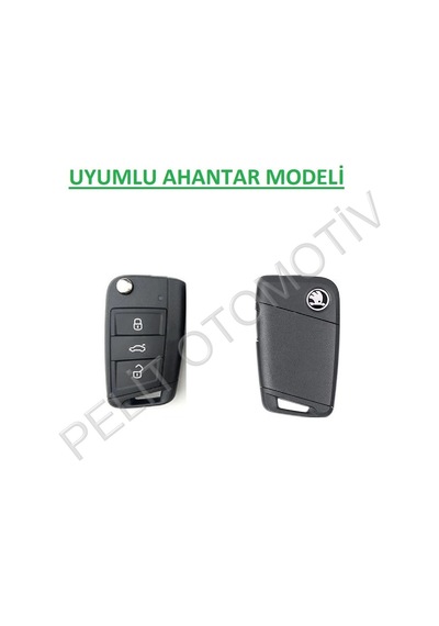 Karoq Kumanda Anahtar Kılıfı Süperlüx Yeşil