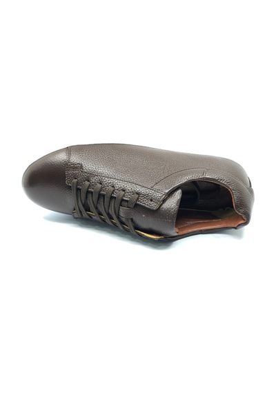 Makras Exclusive 777 Erkek Deri Sneaker Ayakkabı Kahverengi