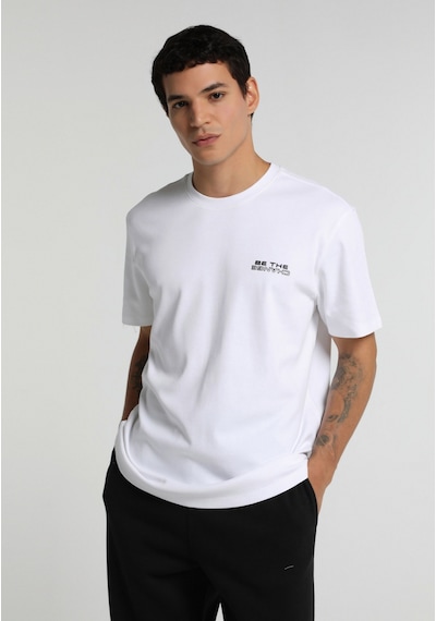 Colin's Colins Regular Fit Yuvarlak Yaka Düz Erkek Beyaz Kısa Kol Tişört Cl1082287 Q1.v2 Wht