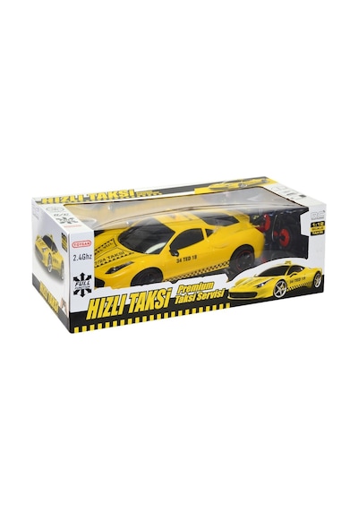 Toy-25 Toysan. Kumandalı Şarjlı 1:12 Hızlı Taksi Aracı