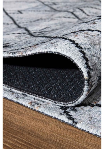 Valencıa-1508 Kaymaz Taban Dekoratif Modern Yıkanabilir Kolay Temizlenen Salon Balkon Mutfak Halısı Kilim Yolluk
