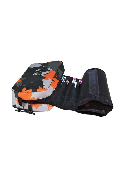 Jacbag Organizer Roll Up-rulo Organizer Kalem Çantası Organizer Roll Up-turuncu Camoflora renkli