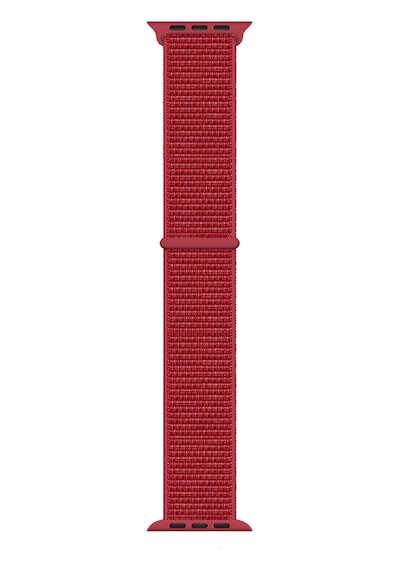 Watch 7 45mm Kordon Band-03 Serisi Hasır Strap Kayış-kırmızı Kırmızı