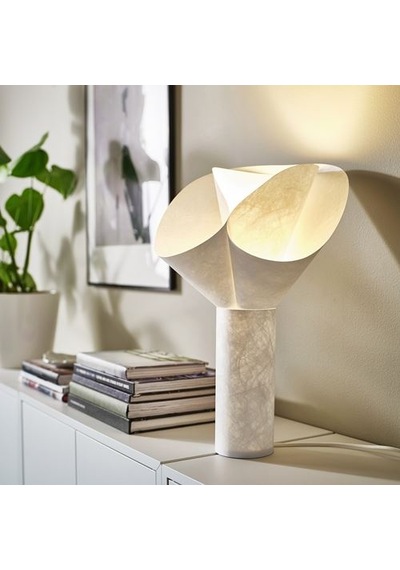 Ikea Bäcknate Abajur, Beyaz, 50 Cm