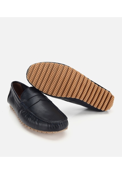 Hotiç Erkek Deri Lacivert Comfort Günlük Loafer