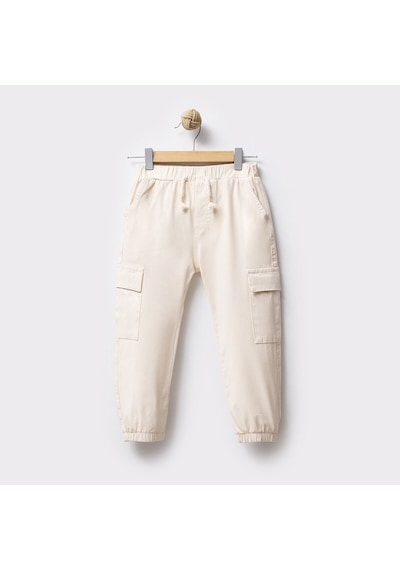 Overdo Kids Erkek Çocuk Kargo Cepli Paçası Beli Lastikli Jogger Pantolon Çok Renkli
