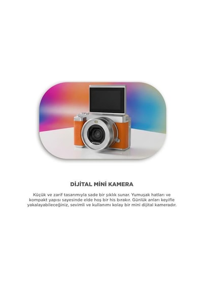 Torima CMR45 Dijital Mini Fotoğraf Video Kamera Turuncu