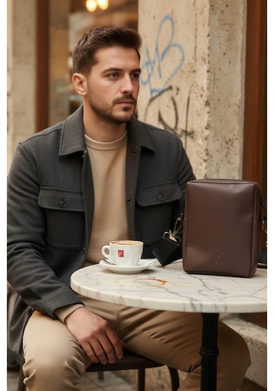 Brandsmithshop Mocha Kahverengi Glow Elegant Omuz Çantası Çok Renkli
