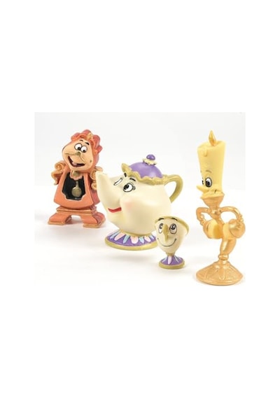 Disney Figür Seti, Güzel Ve Çirkin, Çok Renkli Genel