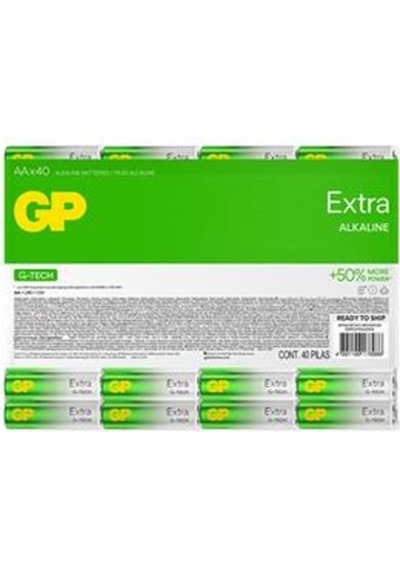 Gp R6 Aa Boy Extra Alkalin Kalem Pil 40lı Paket Gp15axeta21-2ecswc40