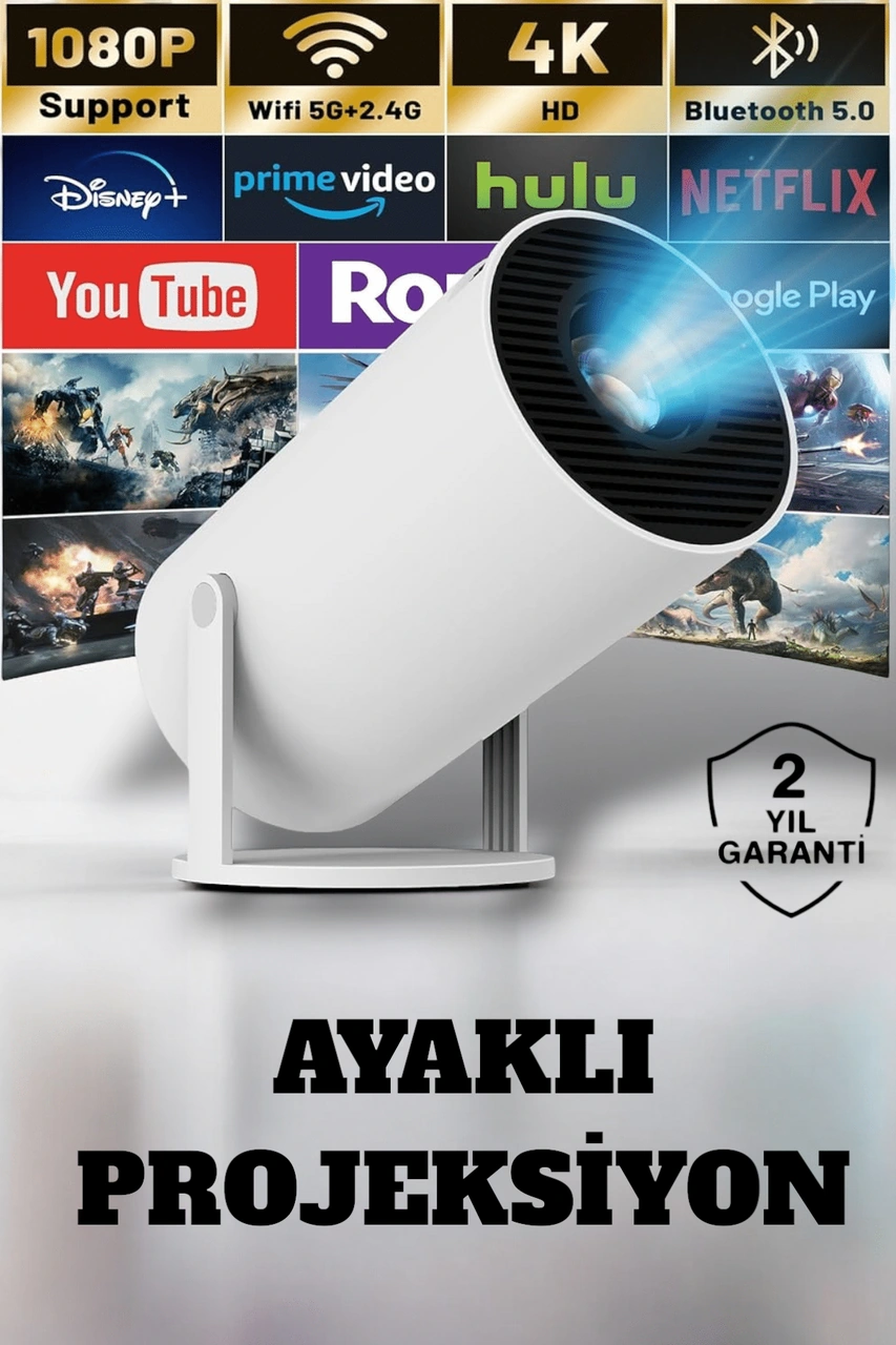 Hmngoakkllby Hdmı Ve Full Hd Teknolojili 160 Ansı Lümen Kablosuz Projeksiyon Akllhmng