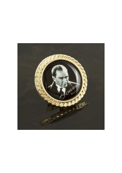 Atatürk - 366 - - Csmo-tex - Yaka Rozet-sarı Çok Renkli